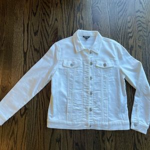 Buffalo David Bitton White Denim Jacket, Size S